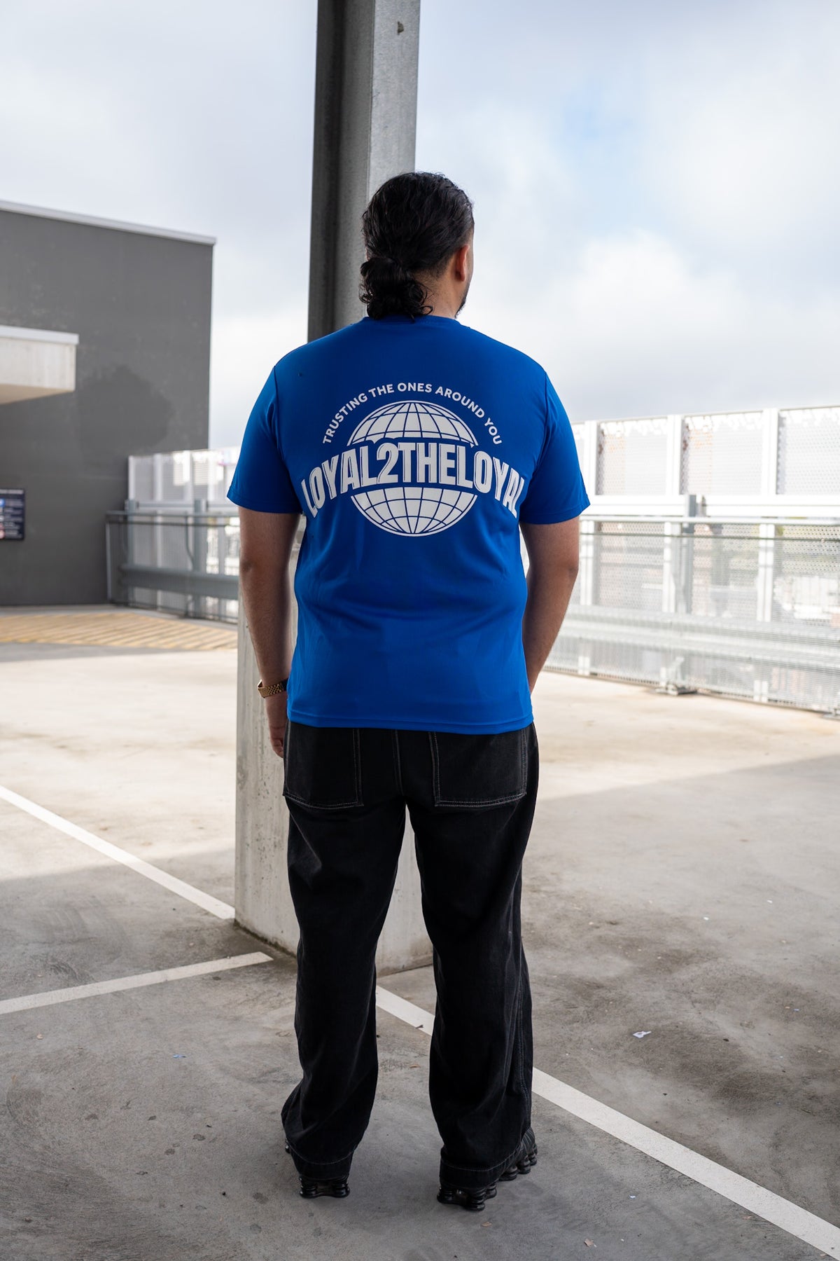 DRIFT WORLD T-SHIRT BLUE