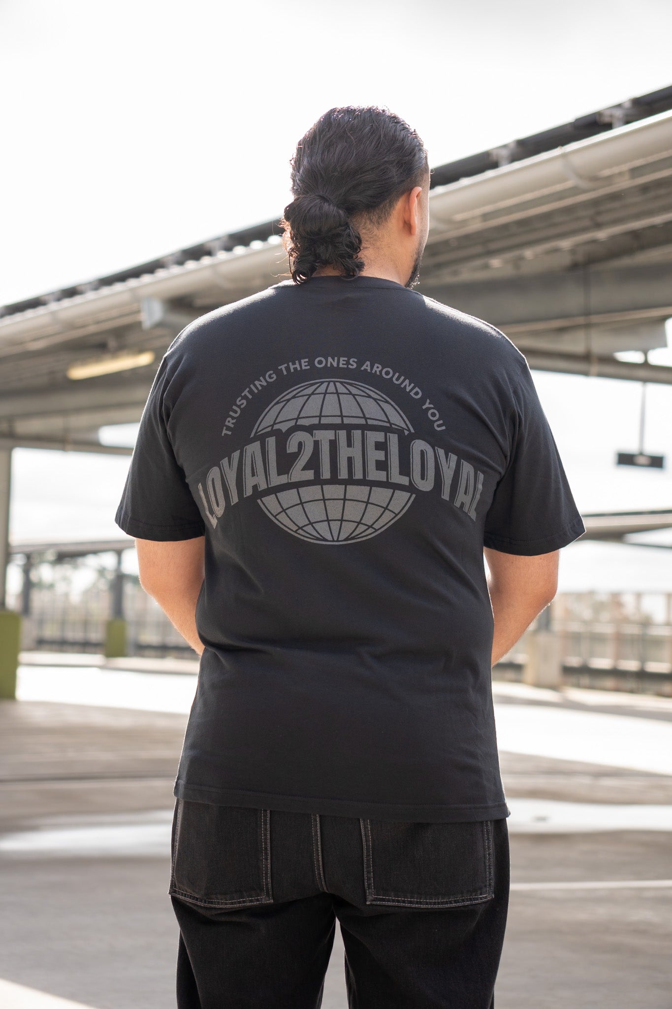 COTTON WORLD T-SHIRT BLACK
