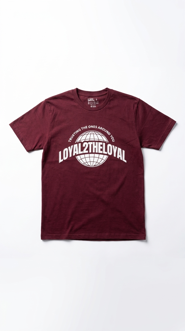 COTTON WORLD T-SHIRT MAROON