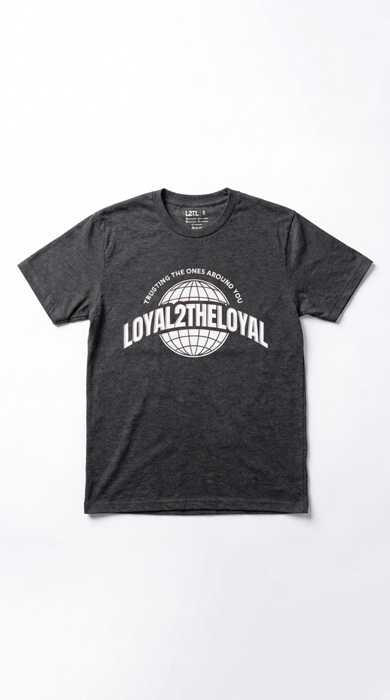 COTTON WORLD T-SHIRT DARK GREY