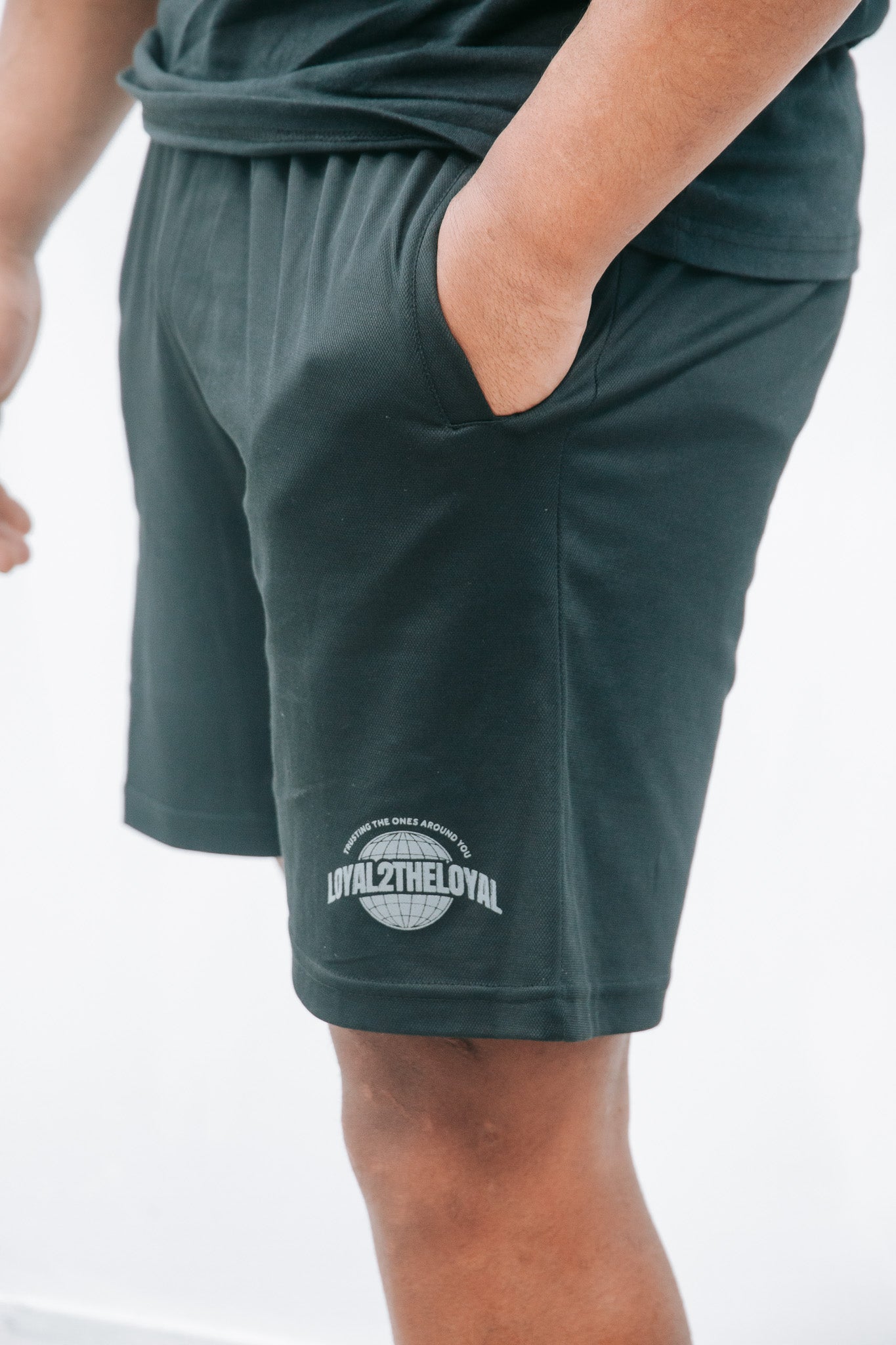 POLYESTER COTTON BACK SHORT