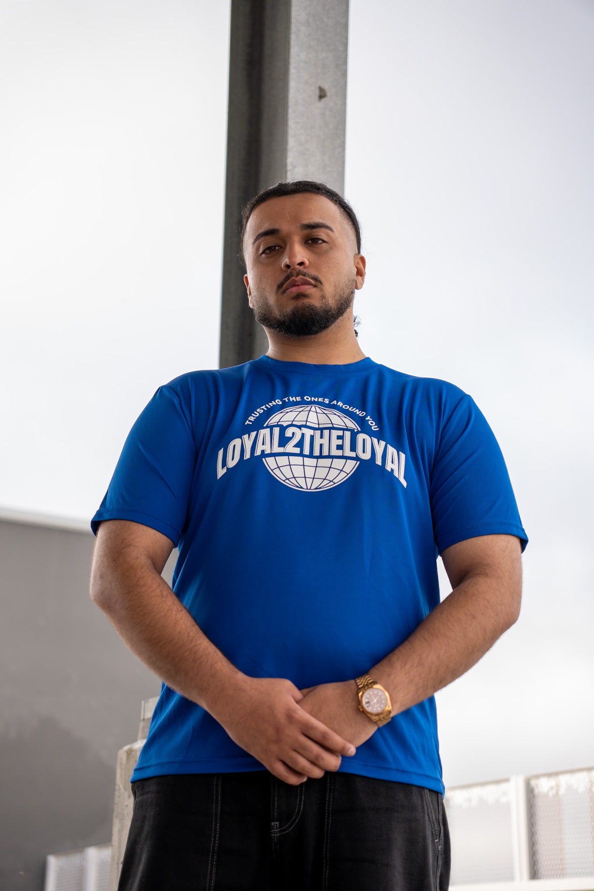 DRIFT WORLD T-SHIRT BLUE