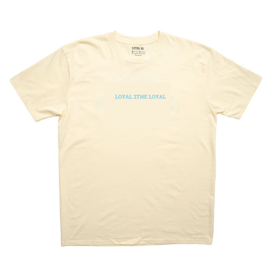 CLASSIC TEES - BUTTER w/ Baby Blu