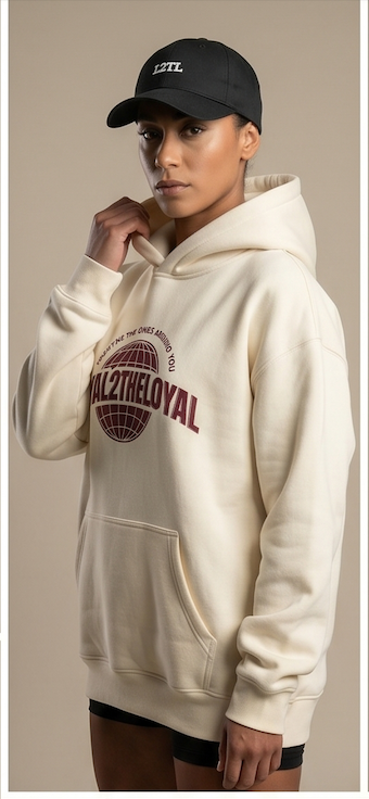 PULLOVER CREME HOODIE