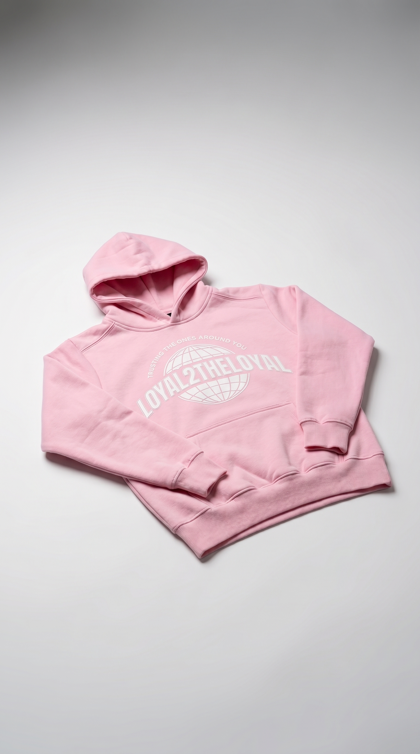 PULLOVER WORLD HOODIES (PINK)