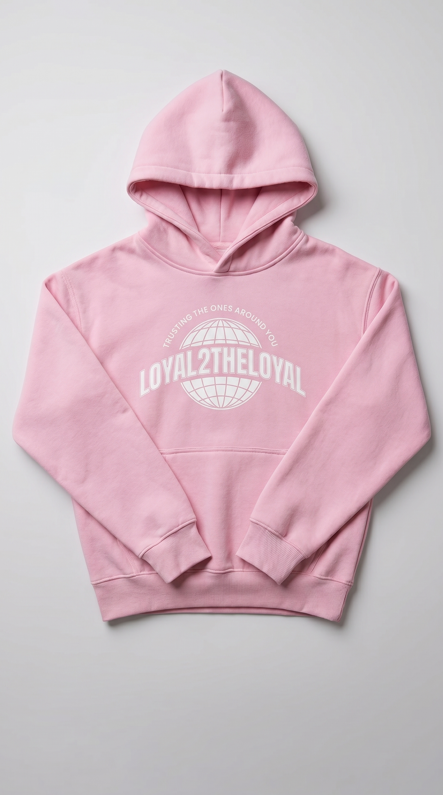 PULLOVER WORLD HOODIES (PINK)