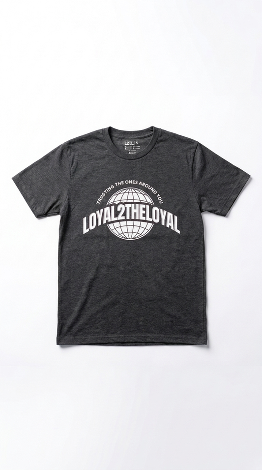 COTTON WORLD T-SHIRT DARK GREY