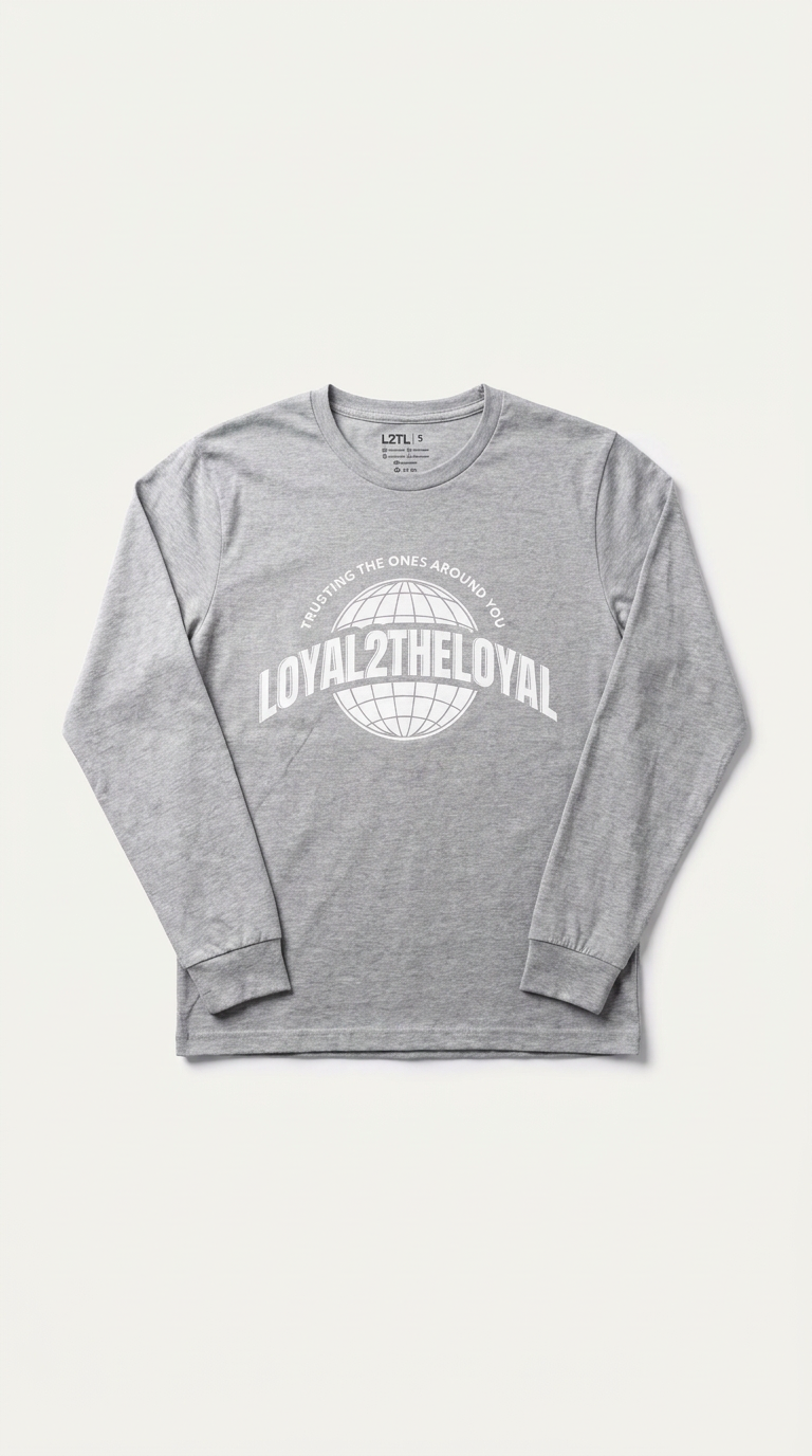 COTTON WORLD LONG SLEEVE GREY