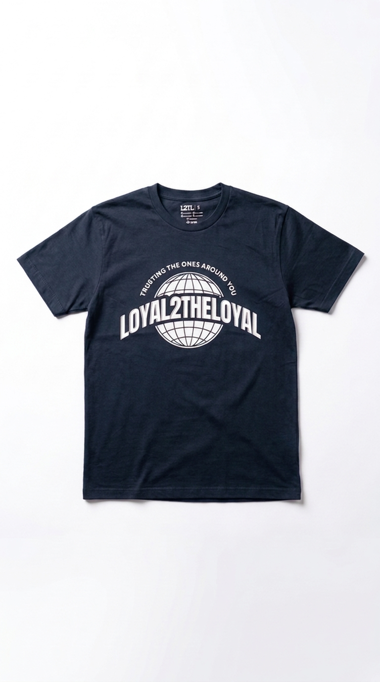 COTTON WORLD T-SHIRT NAVY