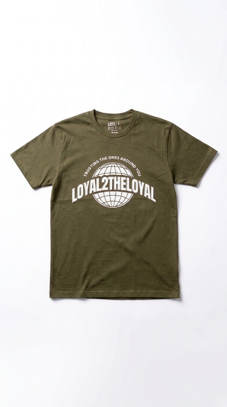 COTTON WORLD T-SHIRT DARK KHAKI