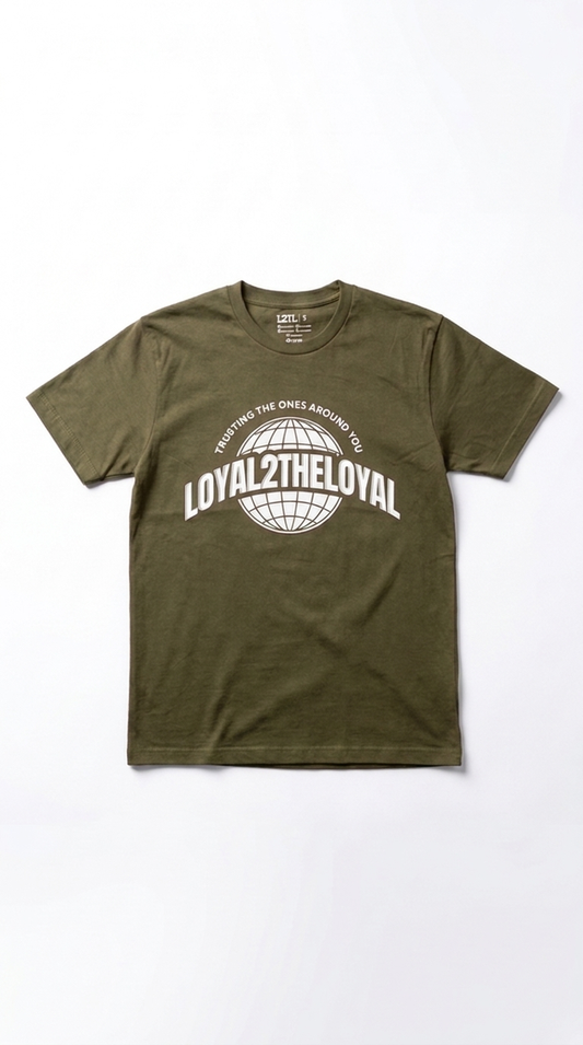 COTTON WORLD T-SHIRT DARK KHAKI