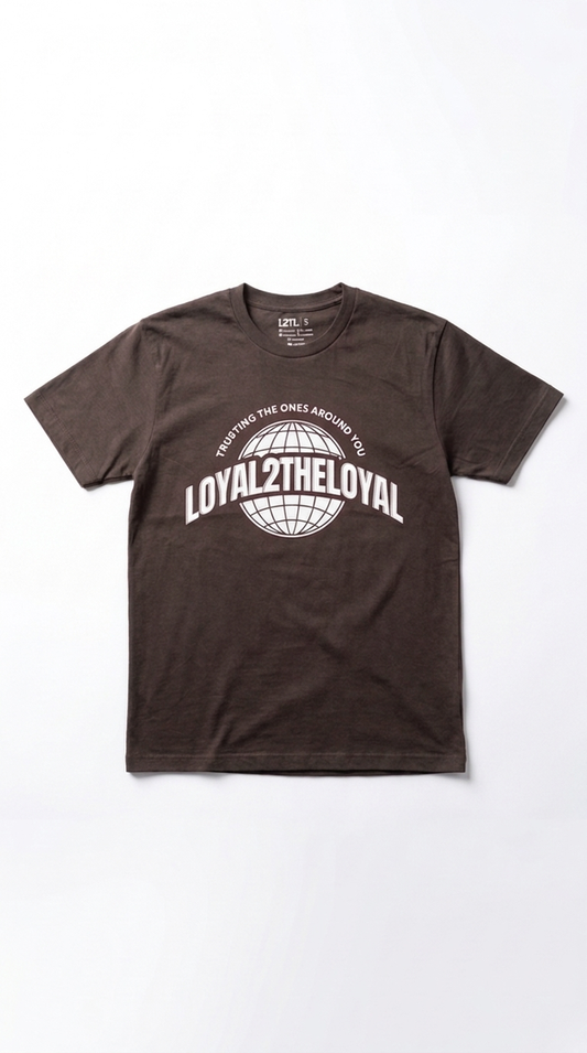 COTTON WORLD T-SHIRT COCO BROWN