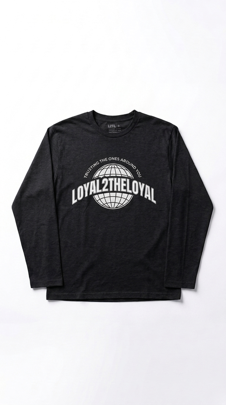 COTTON WORLD LONG SLEEVE BLACK