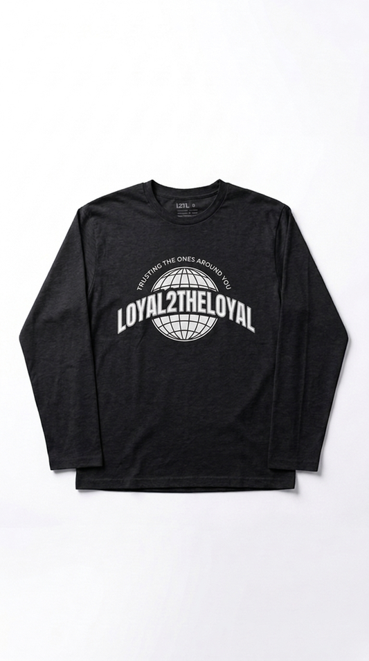 COTTON WORLD LONG SLEEVE BLACK