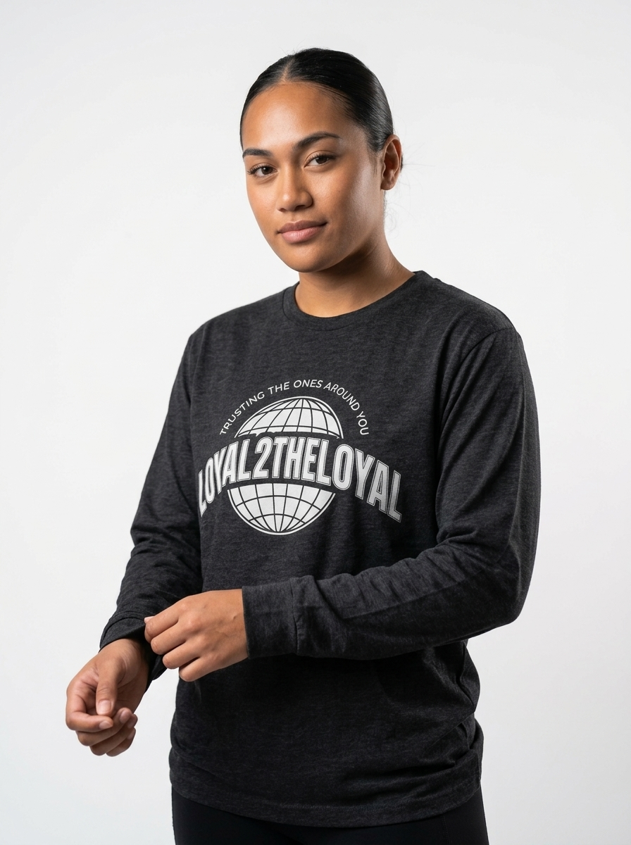 COTTON WORLD LONG SLEEVE BLACK